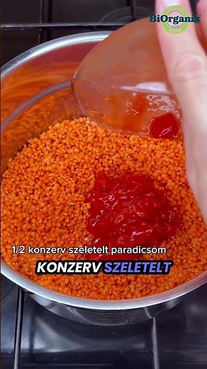 Vöröslencse dahl recept!