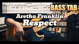 Aretha Franklin - Respect (Bass Cover with TABS) *Get the PDF on Patreon Chords - ChordU