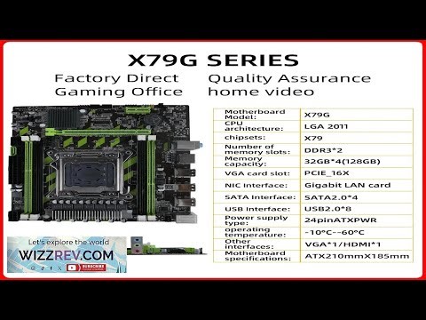 Super X79G V1.51 X79 Motherboard Kit LGA 2011 Support Xeon 2620V2 CPU