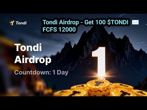 Tondi Airdrop - Get 100 $TONDI FCFS 12000 | tondikey extension | tondikey wallet