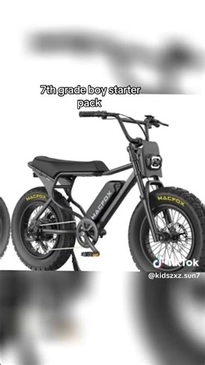 7th grade boy starter pack