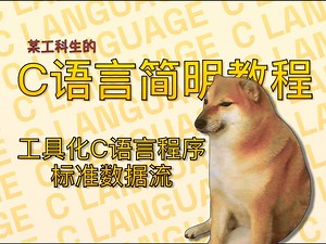 用标准数据流把C程序变成工具吧～（stdin、stdout、stderr）【喵子emm】某工科生的C语言简明教程08