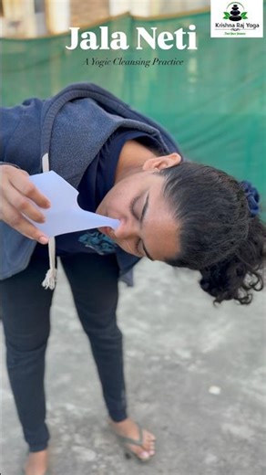 Jala Neti ( A Yogic Cleansing Technique) #jalaneti #cleansing #krishnarajyoga #insomnia #shatkarma