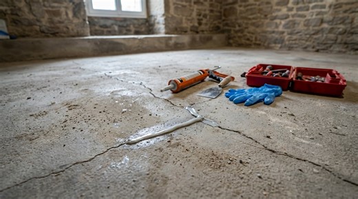 Fissure sol sous-sol : ce signe discret dans votre dalle béton que trop de propriétaires ignorent (et comment la réparer avant infiltrations d’eau et radon)