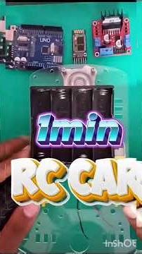 rc car make with Arduino and moto driver #video