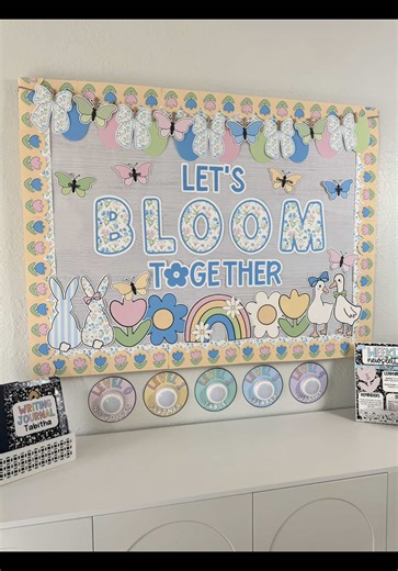 Creating a Hopeful Spring Bulletin Board for Classrooms