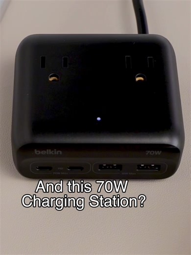 Safety first. 🫡 Grab the latest tech on @Amazon for an instant desk upgrade: 12-Outlet Surge Protector ✅ 8-foot cord ✅ 3,940 joules of protection 3-Outlet Charging Station 70W ✅ Powers 7 devices at once ✅ Ditches the cable clutter #belkin #desksetup #wfh #remotework #surgeprotector