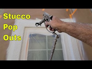 Painting Stucco Pop outs tips and tricks.