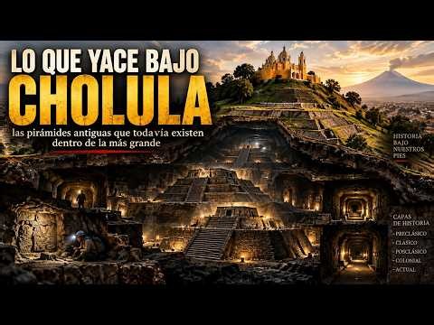 LO QUE YACE BAJO CHOLULA: las pirámides antiguas que todavía existen dentro de la más grande