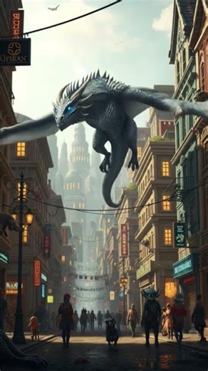 AI Dragon Entry on Beat 🐉🔥 | Music Sync That Gives #viralshorts #shortsfeed