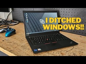I drove 30 miles to buy a $60 used laptop and Linux Mint made it better!! Lenovo ThinkPad T14!!
