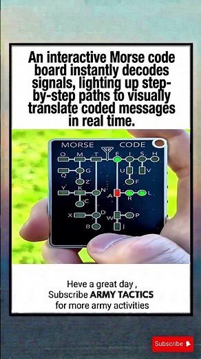 THE VISUAL MORSE CODE DECODER