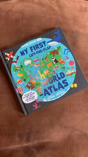 Michaela Hofer | Bookstagrammer on Instagram: "🌎Lonely Planet Feature🌎 My First Lift-the-Flap World Atlas Publisher: @lonelyplanet Available Now! Take a hands-on tour of our amazing planet in this interactive world atlas for young kids that explores all 7 continents and 5 oceans that make up the Earth. Packed with vibrant illustrations, 40 lift-the-flaps, and tons of wow-factor facts; readers will even discover a giant pull-out map and fun search-and-find games. Let the adventure begin! Did yo