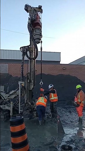 micropile installation
