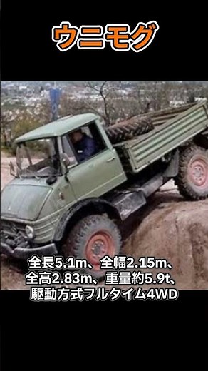 「ウニモグ：高性能な多目的動力装置」#兵器解説 #shorts
