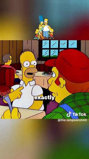 Homer outate his opponent in an eating contest.#simpsons #top #fyp