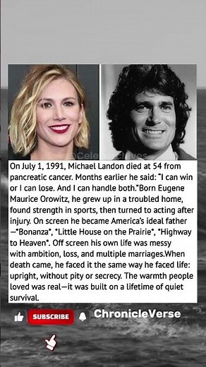 Michael Landon's Final Words Before His Death #history #truestory