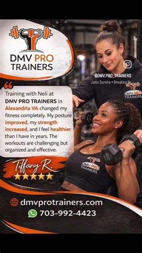 DMV PRO TRAINERS/THE BEST IN DMV #dmvprotrainers #personaltrainer #smartnutrition #strengthtraining