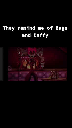 Enjoying the rivalry between these two #hazbinhoteledit #funny #alastor #radioapple #lucifer