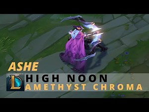 High Noon Ashe Amethyst Chroma - League Of Legends