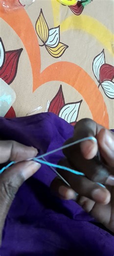 over lock stitch by hand #subscribe #embroidery #viral #ytshorts