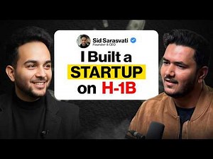 How He Built a $2M Startup on H-1B and Sponsored Himself | H1B To Green Card