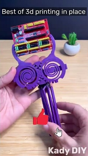 Best Cool Things to 3d Print in Place! (Fully Assembled, No Supports) #Shorts