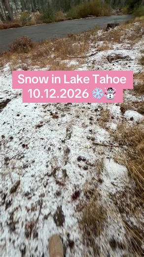 It’s officially almost winter around Tahoe #laketahoecalifornia #snow | lake tahoe