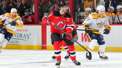 Hischier scores in OT, lifts Devils past Predators