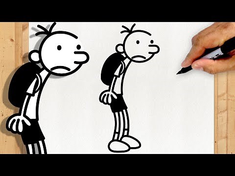 WIE ZEICHNET MAN GREG | Gregs Tagebuch | Schritt für Schritt Simpel und Einfach