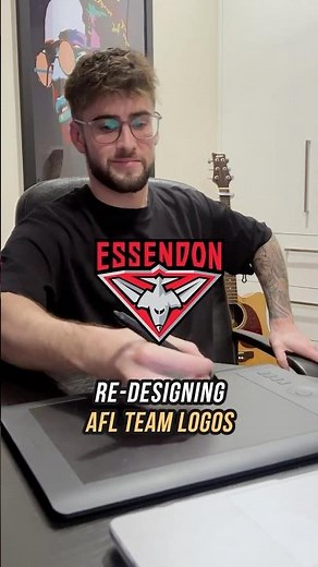 REDESIGNING THE ESSENDON LOGO #afl