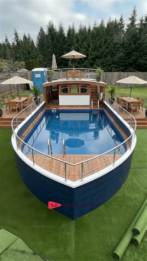 Luxury Backyard Ship Pool Transformation | Ultimate Boat House Build Timelapse