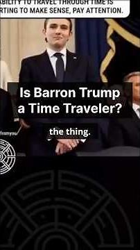 Baron Trump a Time Traveler? #TimeTraveler #BaronTrumpBook #TimeTravel #NikolaTesla