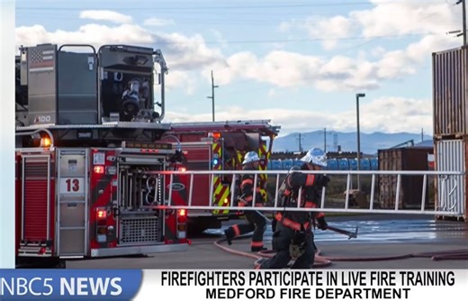 MFD firefighters participate in live fire training - KOBI-TV NBC5 / KOTI-TV NBC2