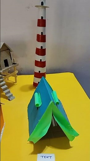 Type of house model making | Types of houses project model #diy #typeofhouse #youtubeshorts