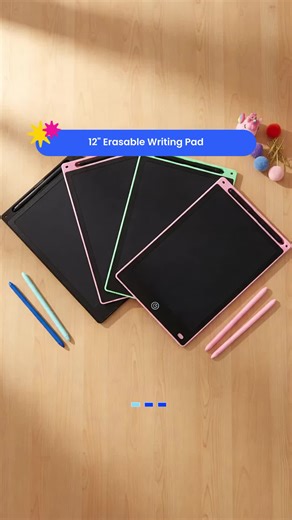 12 Inch Handwriting Board, Portable Writing Pad, Erasable Drawing Board, Reusable, Suitable for Art Crafts, Home School Office Use #artsandcrafts #notepads #computerdeskmat #handwritingbooks #creativegiftsforkids #ipadmusthaves #creativeaccessories #schoolproducts #ipadpencilholder #stationeryessentials