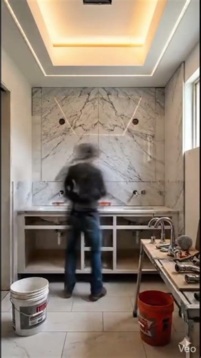 Hotel-Style Master Bathroom Design | Luxury Marble Double Vanity Interior