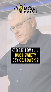 1.8K views · 65 reactions |  Kto się pomylił: Duch Święty czy Cejrowski? #PomyślDziś #2021 WIĘCEJ httpswww.youtube.comliveto7Za6R4_Xg ZOBACZ więcej na kanale #IPPTV httpsyoutube.comidzpodpradtv . #Biblia #cejrowski #katolicy #papież #duchświęty #kk #kościół #KościółKatolicki | Paweł Chojecki | Facebook