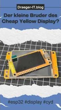 Der kleine Bruder des Cheap Yellow Display? #esp32 #coding #cyd