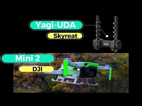 DJI Mini 2 - Yagi-UDA - Range Comparison