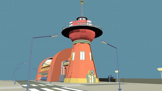 Planet Express Headquarters - Futurama - Download Free 3D model by xBlue23