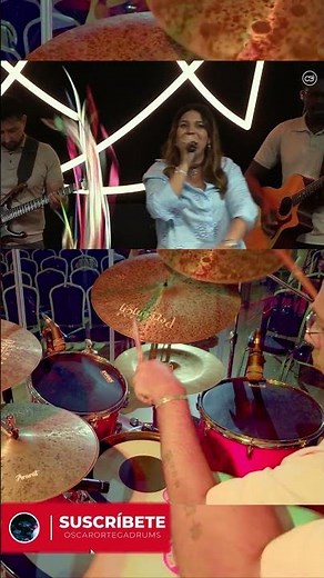 Desierto en paraíso - Batería #drums #drumcover #conciertoscristianos #shorts