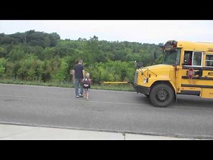 081313 First Bus Ride to School