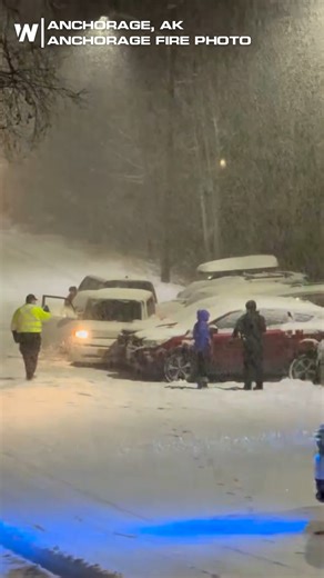 43K views · 653 reactions | How much snow does it take for Alaska to call a snow day? We found that out yesterday, when Anchorage received a daily record snowfall of 6.8 inches in 24 hours! That snowstorm led to scenes like this multi-car accident that blocked traffic: | WeatherNation | Facebook