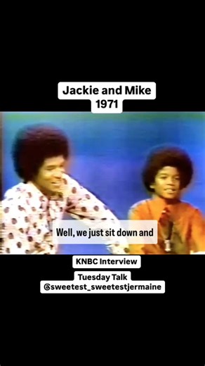All About Jermaine on Instagram: "An early Jackie and Mike Interview at KNBC. Some insight into Jackie’s and Mike’s early brush with fame! Tuesday Talk for Jackie Jackson Week! Follow me for more content. Updated regularly! @jackiejackson5"