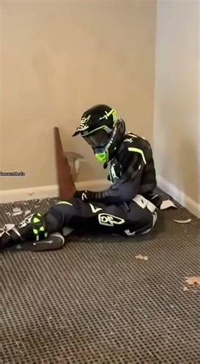 Dirt Bike Crashes Through Basement Window, Smashes Pool Table 🏍️🏠❄️