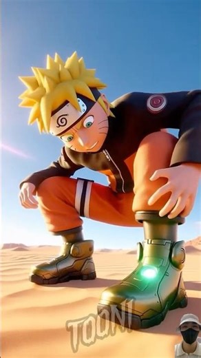 Naruto, Sasuke & Luffy Trapped in the Desert — They Transform Using a Secret Box to Escape!