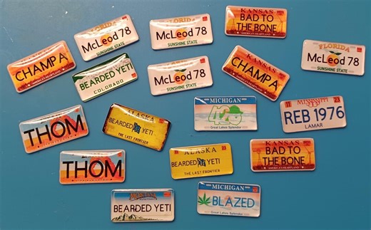 2 Custom RC License Plates – 50 State Plates for Scale Model Rc's (1/5, 1/6, 1/8, 1/10, 1/12, 1/14, 1/16, 1/18, 1/24, 1/30) Custom RC Tag - Etsy