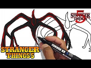 How to Draw MIND FLAYER | Stranger Things 5