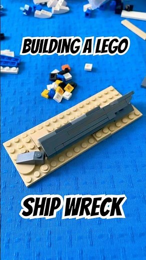 Building a Lego ship wreck !